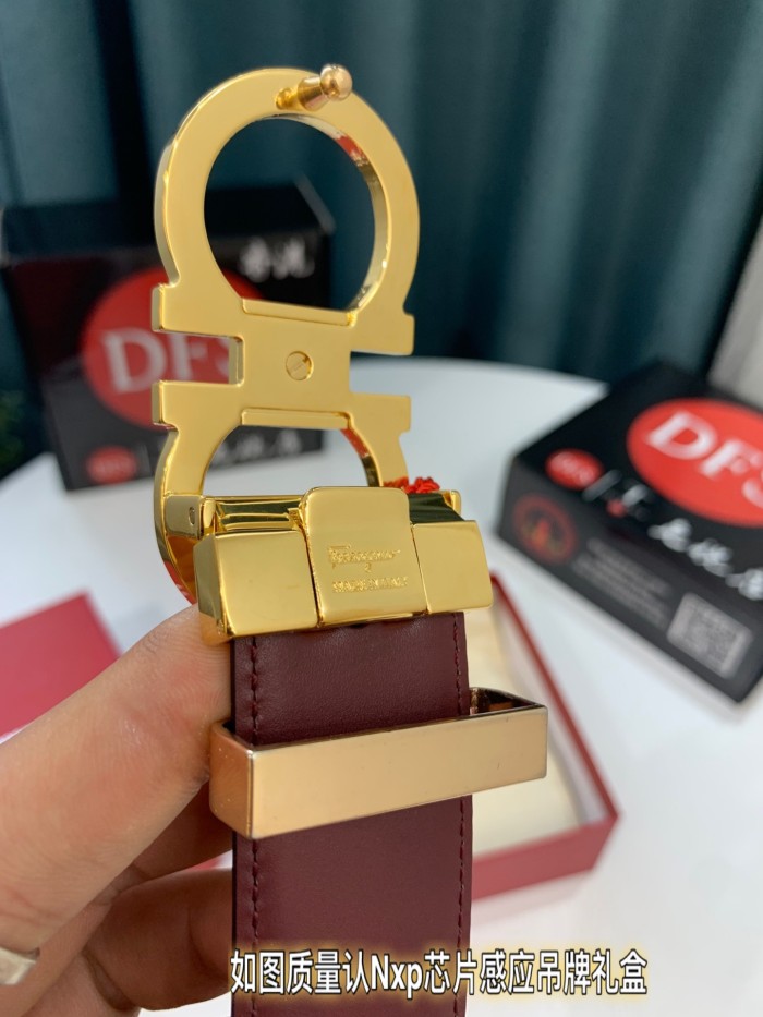 Streetwear Belt Ferragamo 319239 size:3.5cm