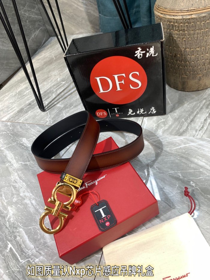 Streetwear Belt Ferragamo 319301 size:3.5cm