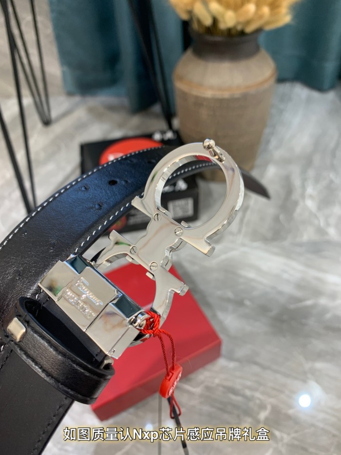 Streetwear Belt Ferragamo 319377 size:3.5cm