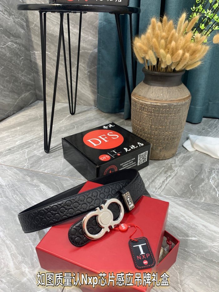 Streetwear Belt Ferragamo 319357 size:3.5cm