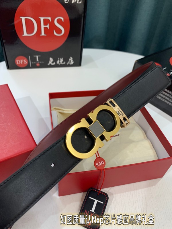 Streetwear Belt Ferragamo 319239 size:3.5cm