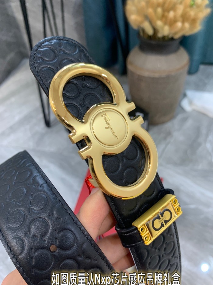 Streetwear Belt Ferragamo 319364 size:3.5cm