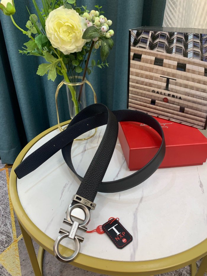 Streetwear Belt Ferragamo 319110 size:3.5cm