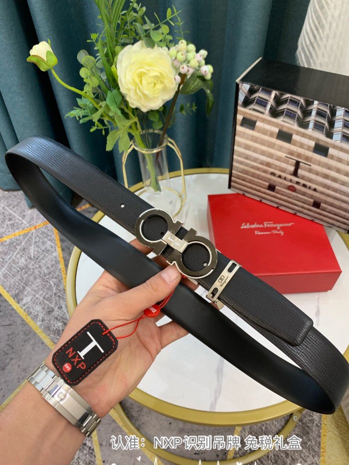 Streetwear Belt Ferragamo 319102 size:3.5cm