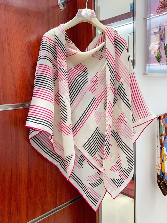 Streetwear Scarf CHANEL 323761 SIZE:140*140CM