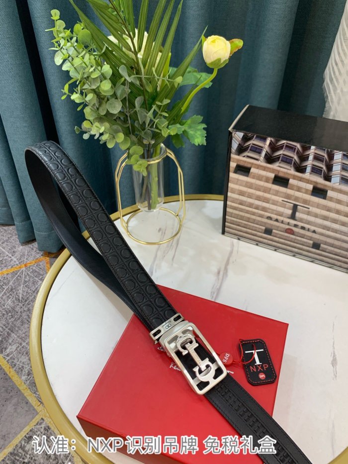 Streetwear Belt Ferragamo 319119 size:3.5cm