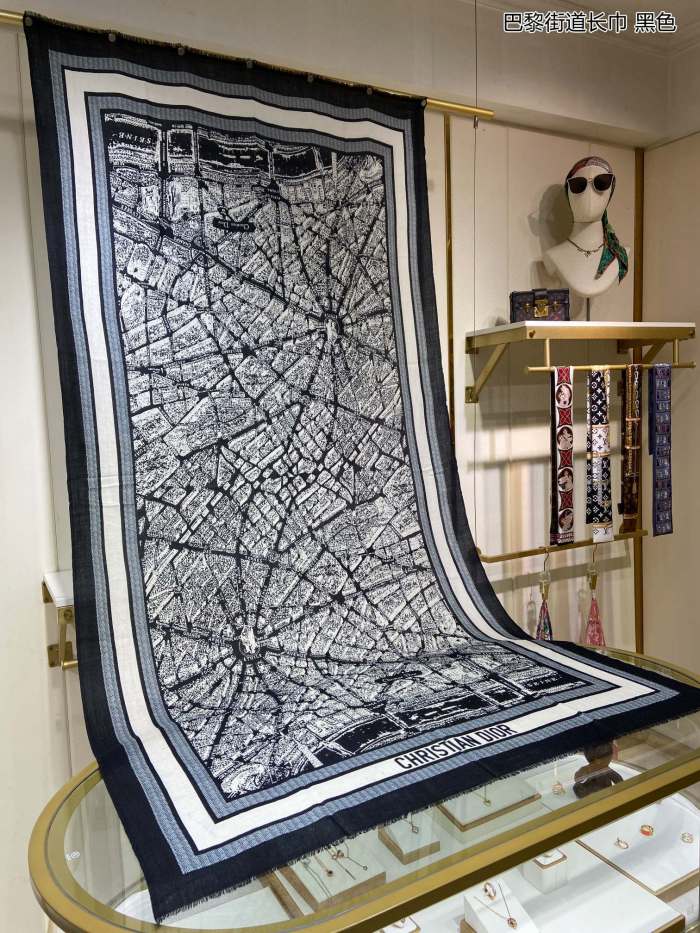 Streetwear Scarf Dior 323752 SIZE:110*200cm