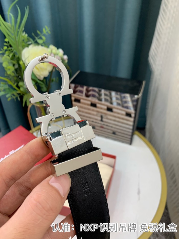 Streetwear Belt Ferragamo 319114 size:3.5cm