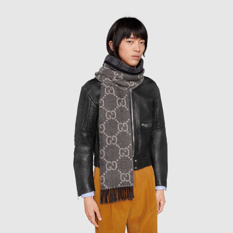 Streetwear Scarf GUCCI 323713 SIZE:34*194cm