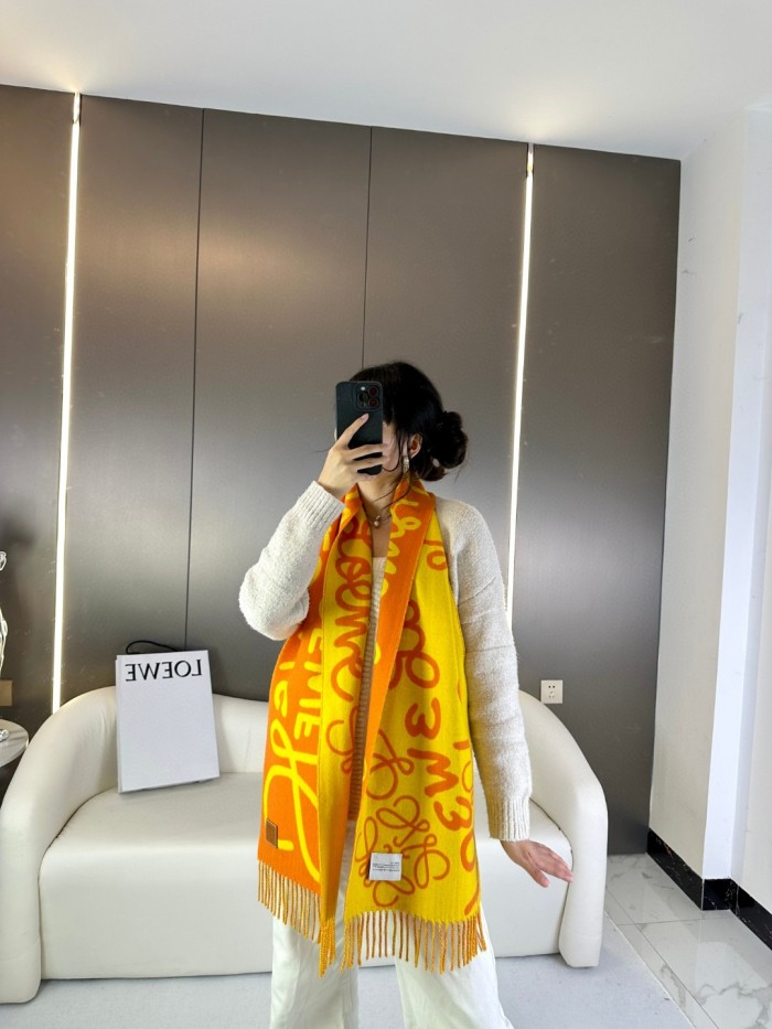 Streetwear Scarf Loewe 323666 SIZE:35 x 180cm