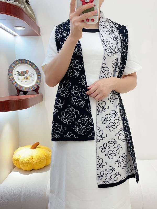 Streetwear Scarf Loewe 323685 SIZE:30*190cm