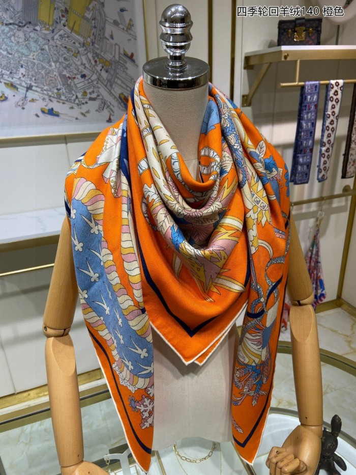 Streetwear Scarf Hermes 323736 SIZE:140cm*140cm