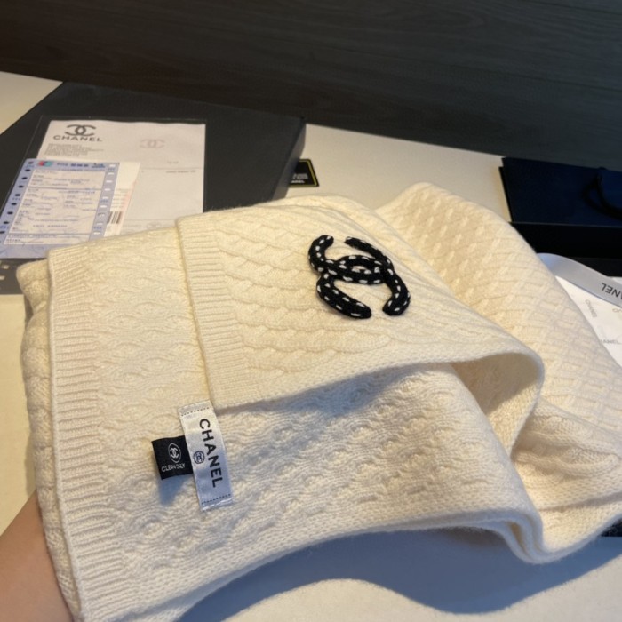 Streetwear Scarf CHANEL 323724 SIZE:33*170cm