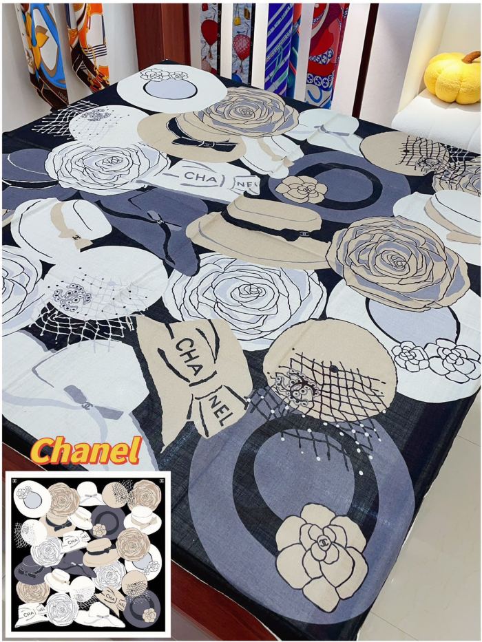 Streetwear Scarf CHANEL 326605 size：140*140cm