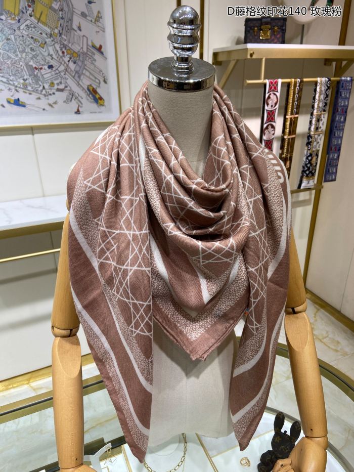 Streetwear Scarf Dior 326587 SIZE:140*140cm