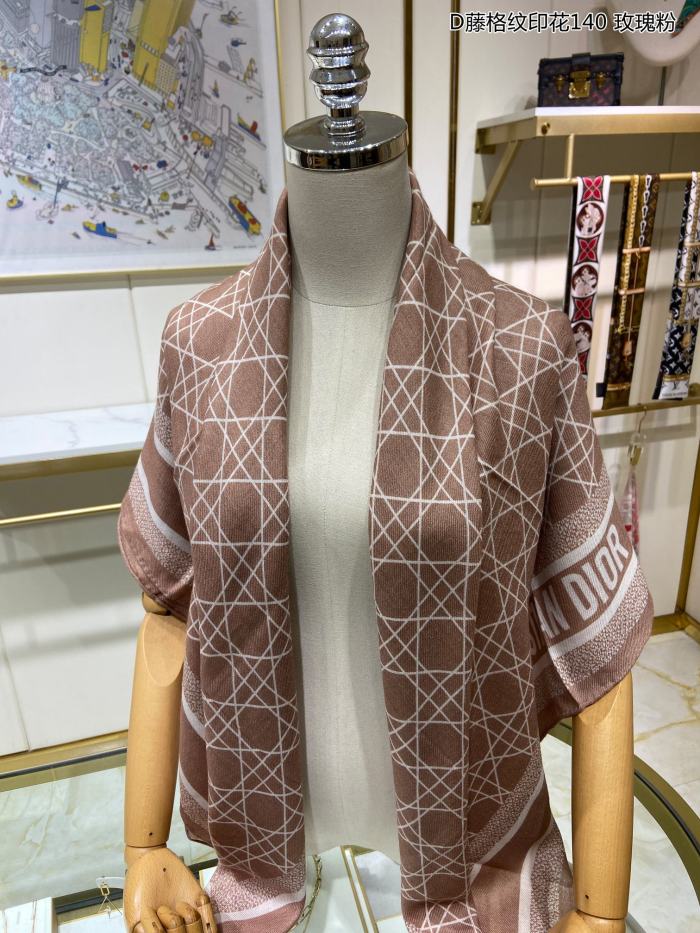 Streetwear Scarf Dior 326587 SIZE:140*140cm