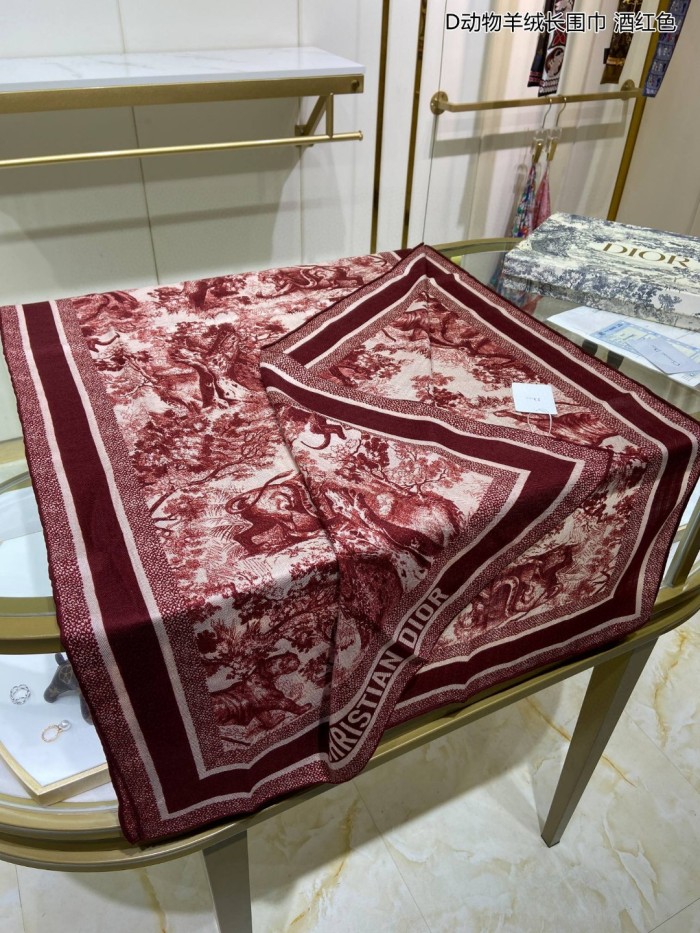 Streetwear Scarf Dior 326563 SIZE:65*185cm