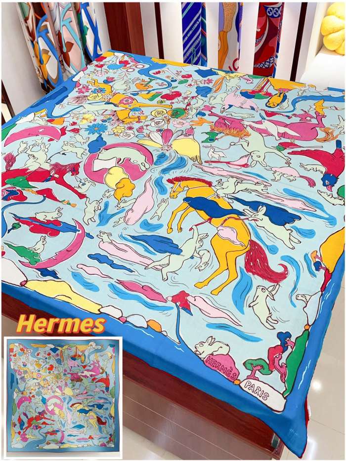 Streetwear Scarf Hermes 326590 SIZE:140cm*140cm