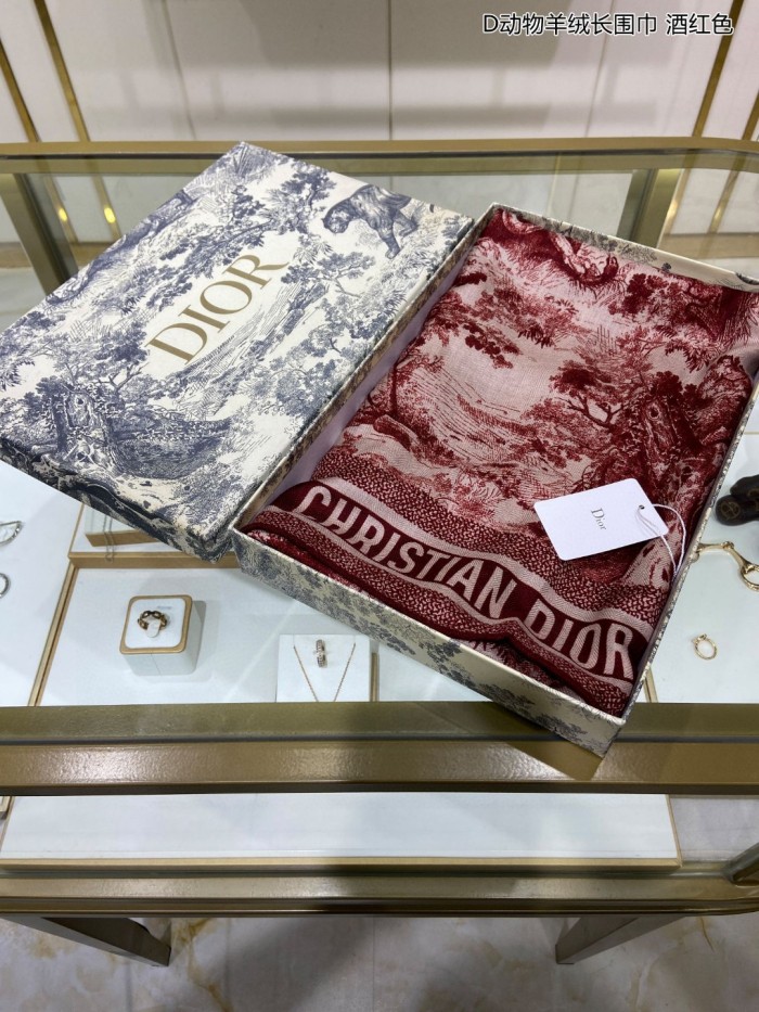 Streetwear Scarf Dior 326563 SIZE:65*185cm