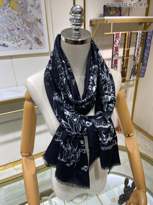 Streetwear Scarf Dior 323677 SIZE:110*200cm