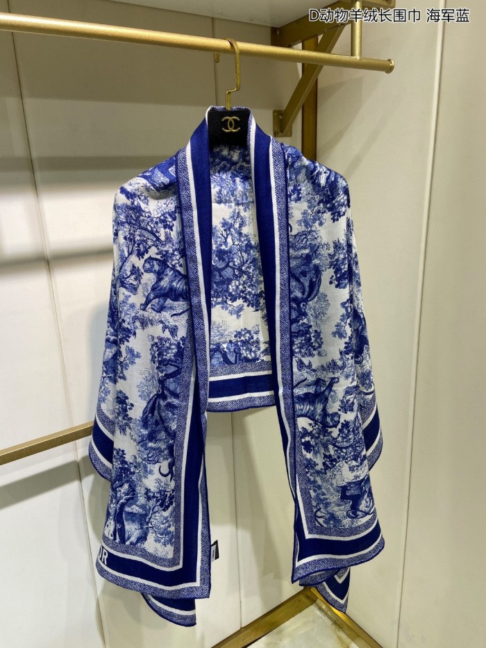 Streetwear Scarf Dior 326562 SIZE:65*185cm