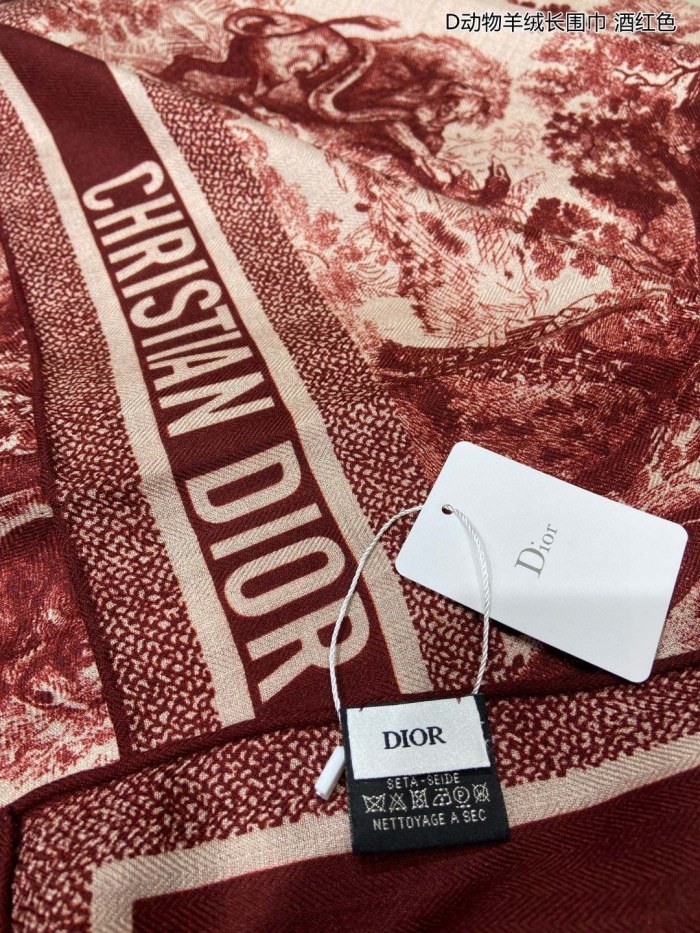 Streetwear Scarf Dior 326563 SIZE:65*185cm