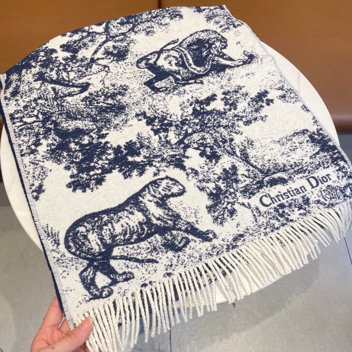 Streetwear Scarf Dior 326356 SIZE:45*190cm