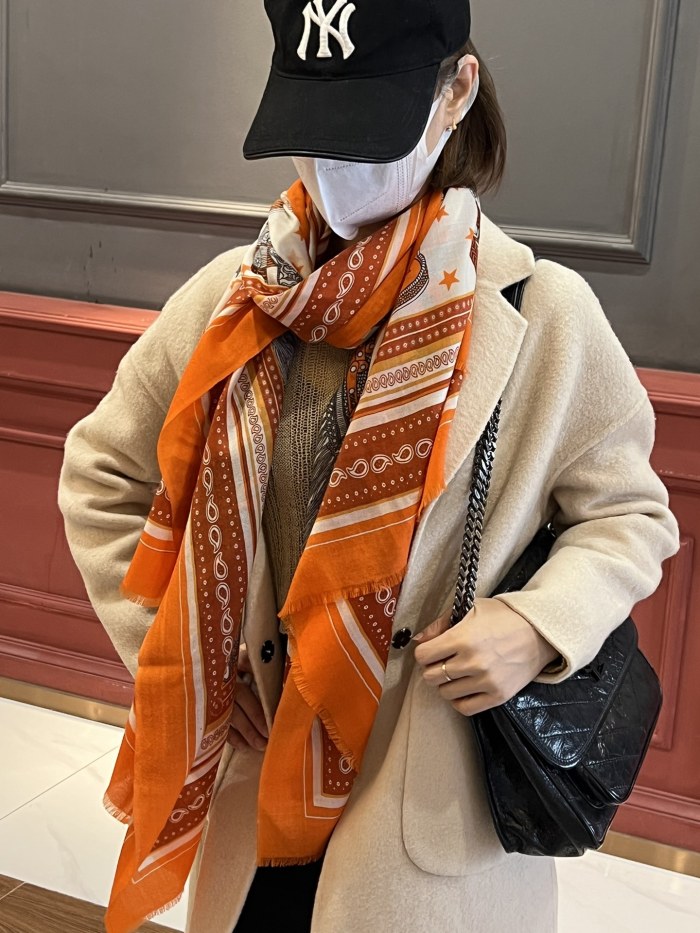 Streetwear Scarf Hermes 326311 SIZE:200*100cm