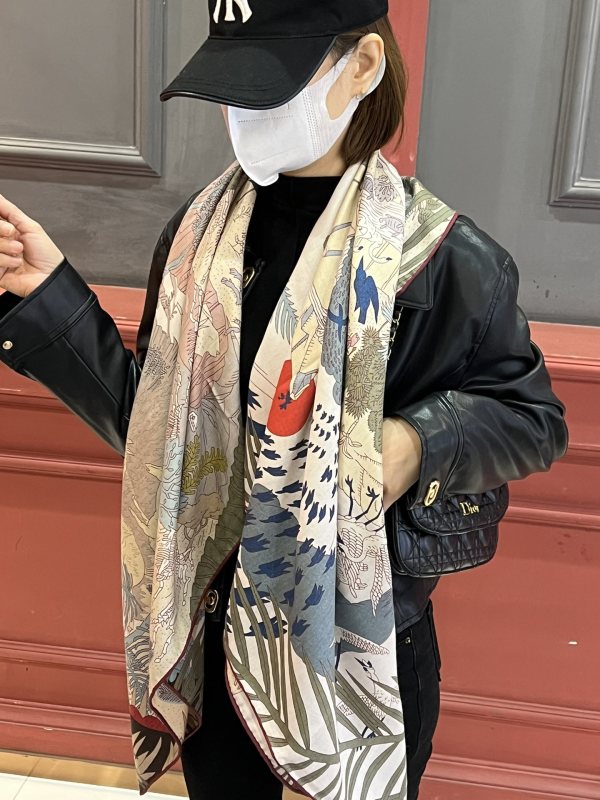 Streetwear Scarf Hermes 326396 SIZE:140*140cm