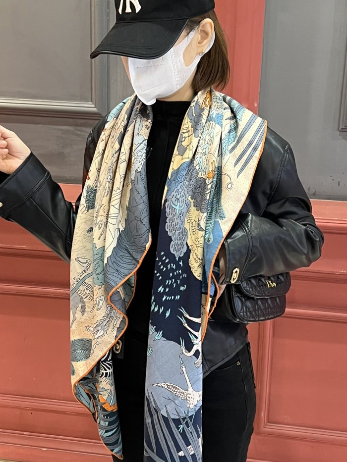 Streetwear Scarf Hermes 326397 SIZE:140*140cm