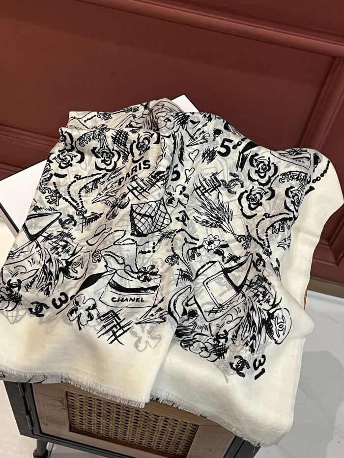 Streetwear Scarf CHANEL 326409 size：110*200cm