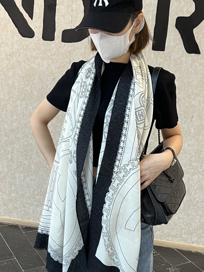 Streetwear Scarf CELINE 326318 size：110*200cm