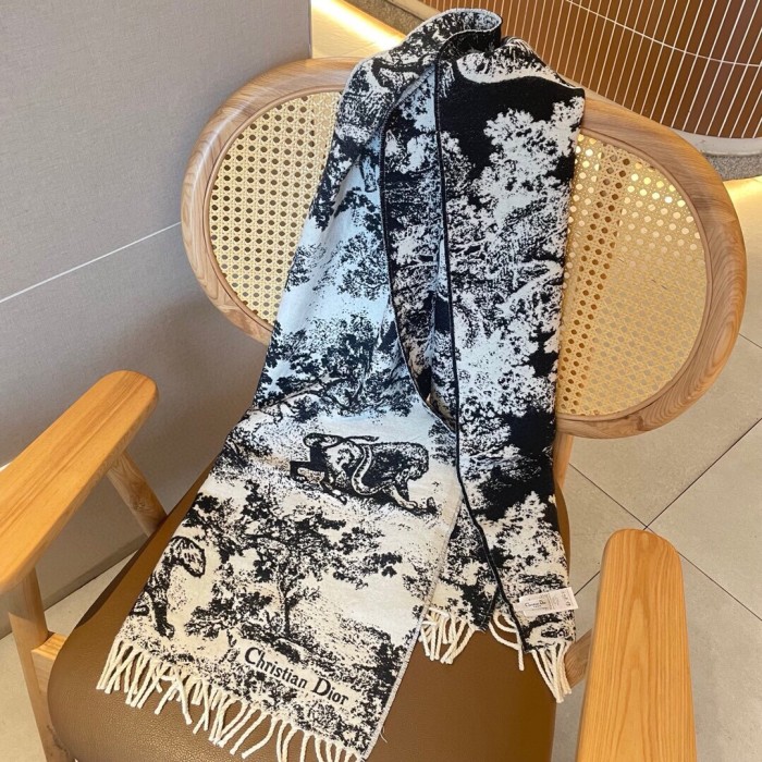 Streetwear Scarf Dior 326358 SIZE:45*190cm