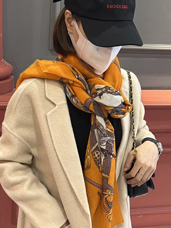 Streetwear Scarf Hermes 326305 SIZE:110*200cm