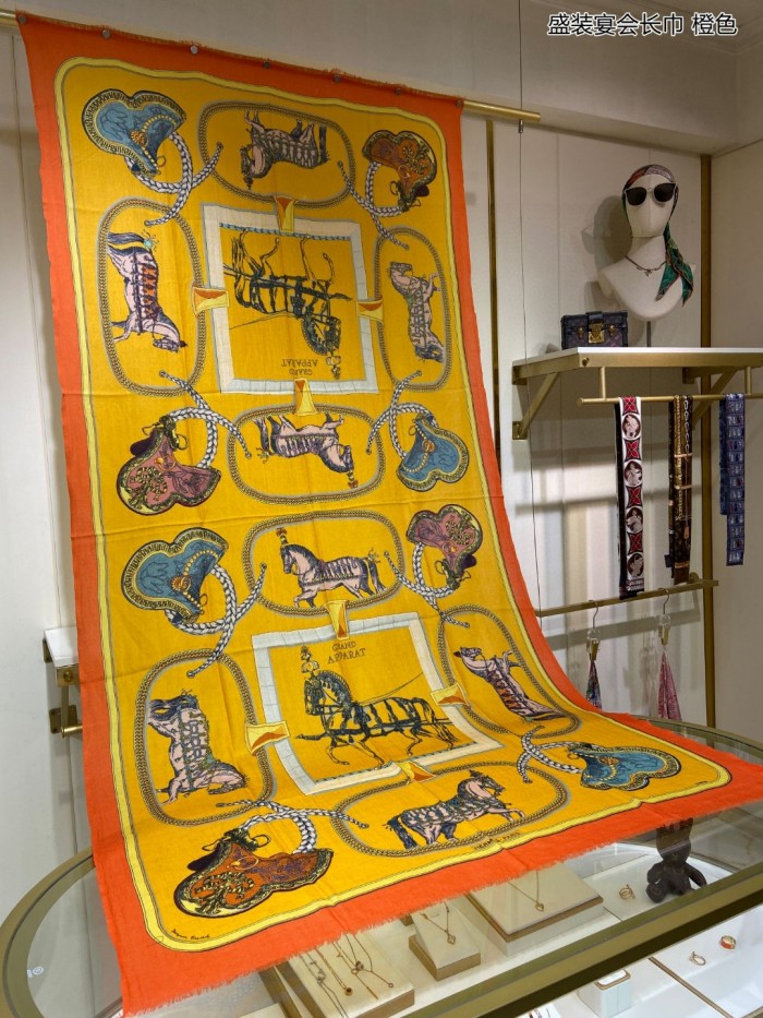 Streetwear Scarf Hermes 326045 SIZE:110*200cm