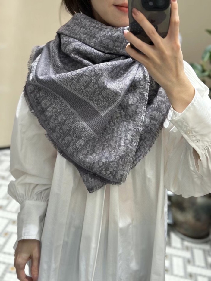 Streetwear Scarf Dior 325983 SIZE:140*140CM