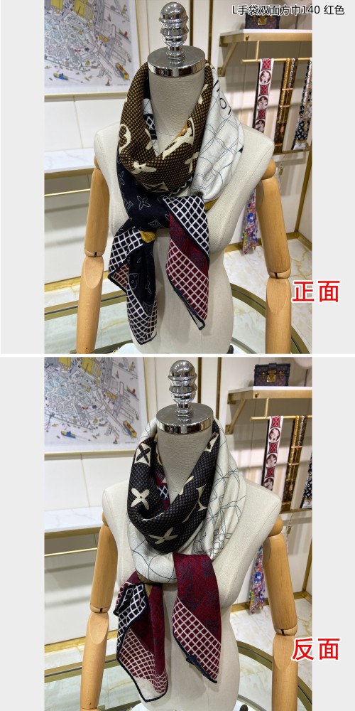 Streetwear Scarf LV 326013 SIZE:140*140cm