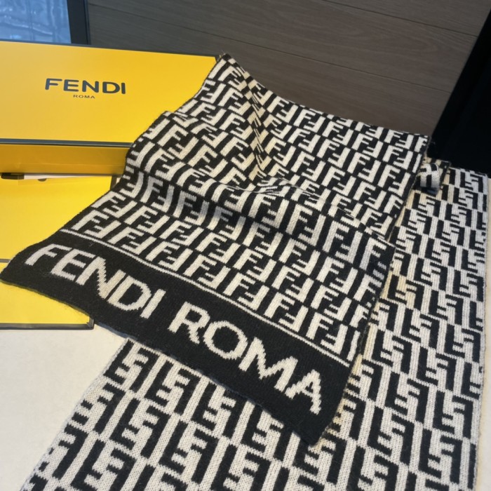 Streetwear Scarf FENDI 326246 SIZE:30*180cm