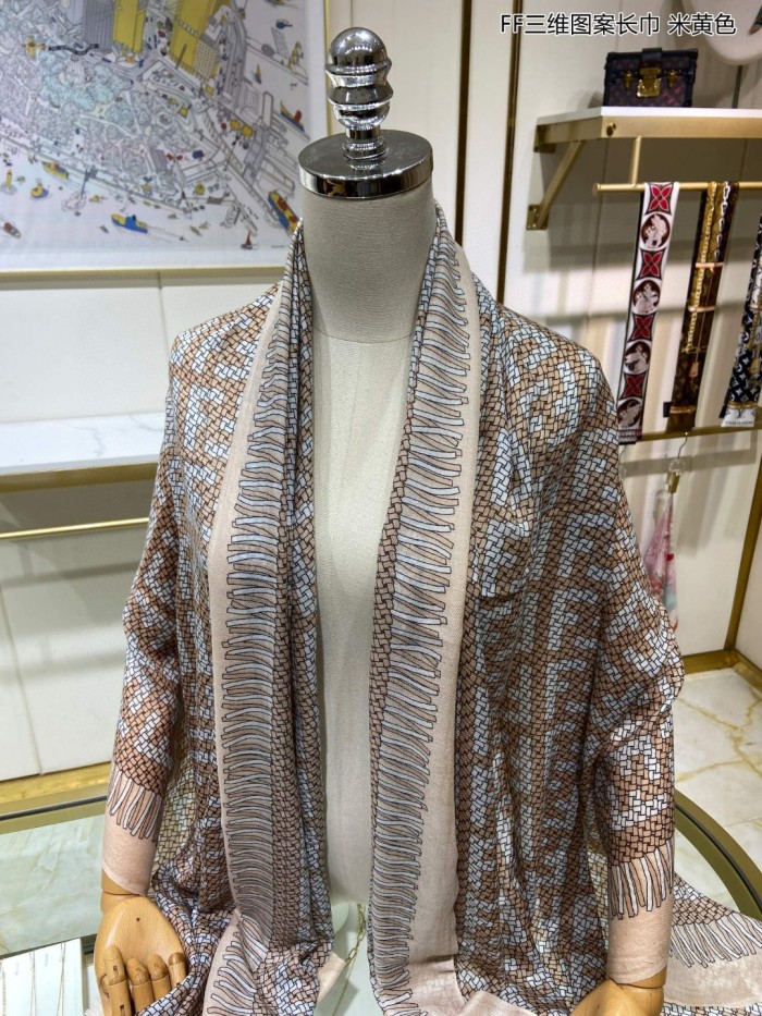 Streetwear Scarf FENDI 326050 SIZE:200*110CM