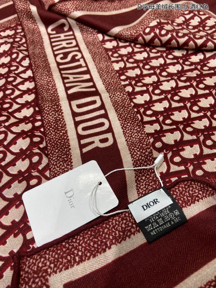 Streetwear Scarf Dior 326041 SIZE:65*185cm