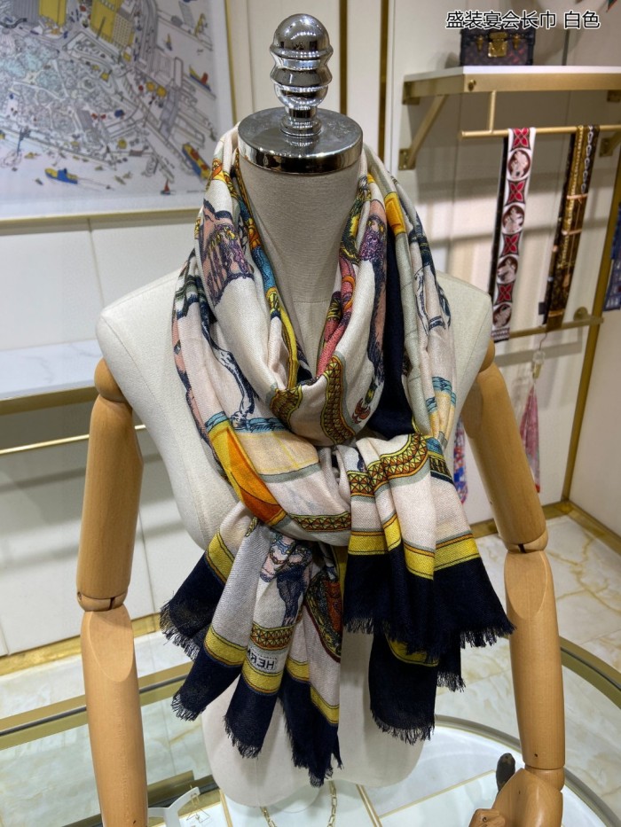 Streetwear Scarf Hermes 326046 SIZE:110*200cm