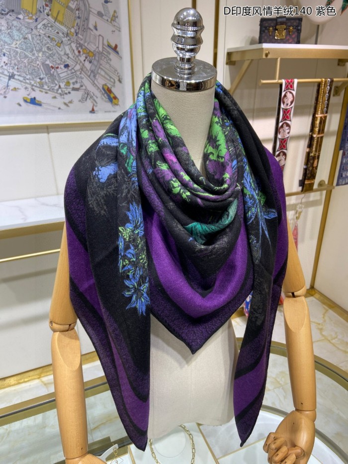 Streetwear Scarf Dior 326029 SIZE:140*140cm
