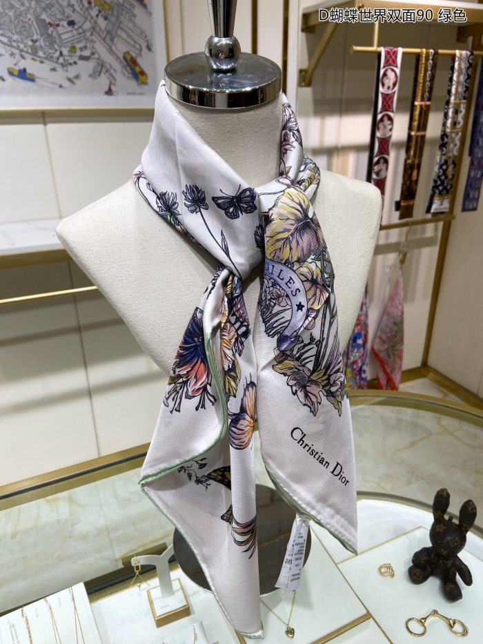 Streetwear Scarf Dior 326019 SIZE:90cm*90cm