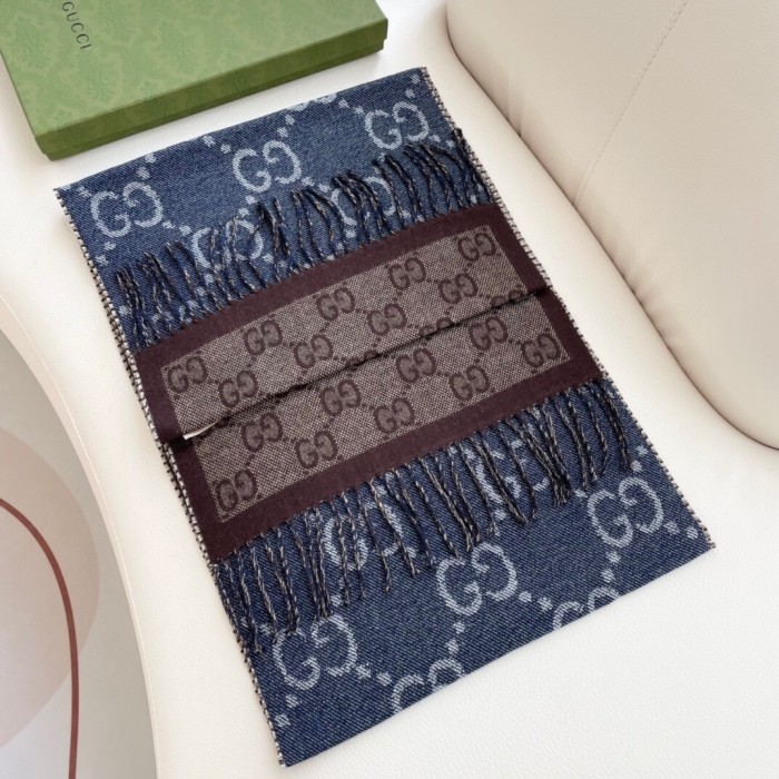 Streetwear Scarf GUCCI 325961 SIZE:34*194cm