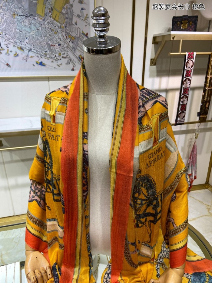 Streetwear Scarf Hermes 326045 SIZE:110*200cm
