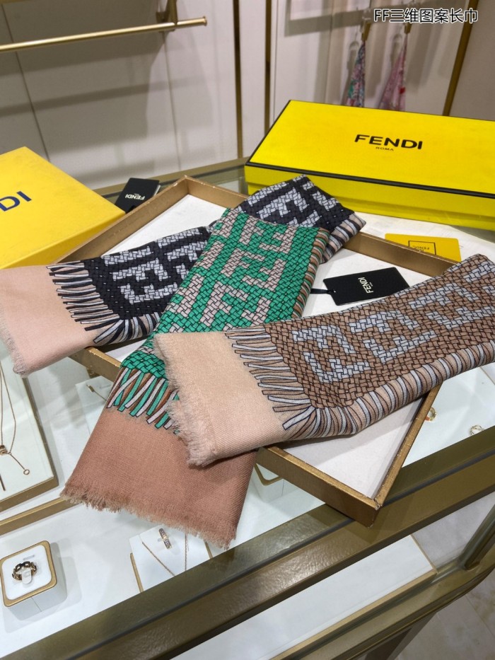 Streetwear Scarf FENDI 326049 SIZE:200*110CM