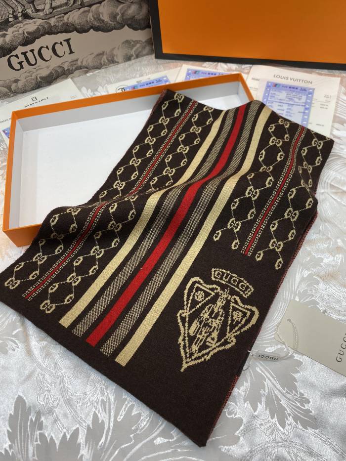 Streetwear Scarf GUCCI 326240 SIZE:180*30cm