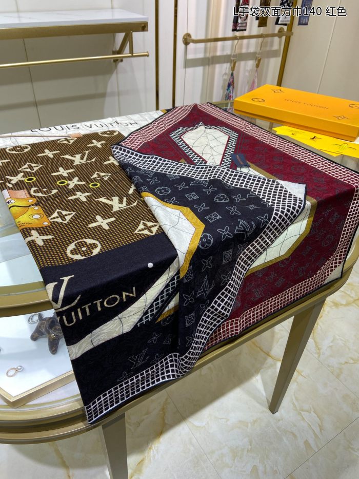 Streetwear Scarf LV 326013 SIZE:140*140cm