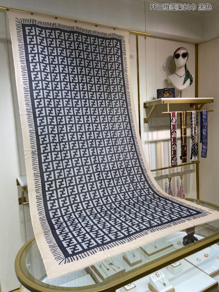 Streetwear Scarf FENDI 326048 SIZE:200*110CM