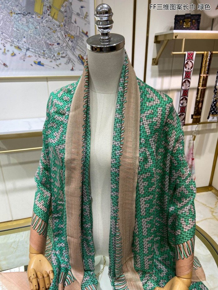 Streetwear Scarf FENDI 326049 SIZE:200*110CM